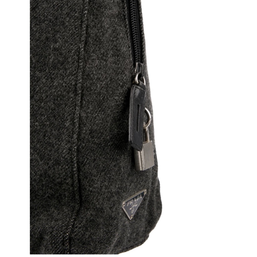 Prada wool computer bag
